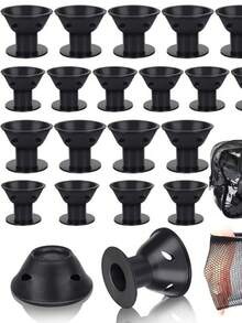 10/20pcs No Heat Hair Curlers, Silicone Bell-Shaped Hair Curlers, Easy To Curl All Hair Types, Women Home Hair Styling Accessories, Damage-Free, Easy To Use - Multicolor - View 6