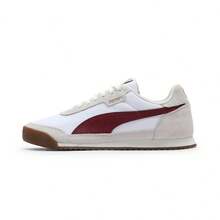 Puma Men's Fashionable Lightweight Comfortable Casual Retro Shoes 40215303 - White-red - View 2