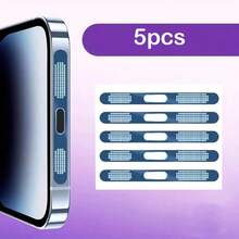 5/10 Pcs Speaker Mesh Dust Cover Sticker Fit For IPhone 15/16 Series