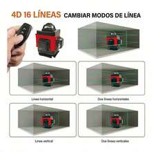 Nivelador De Lazer Nivel Precio Autonivelante 360° 16 Lineas - por defecto - Ver 4