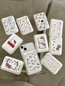 SANRIO Ví đựng thẻ Hello Kitty, thiết kế hoạt hình dễ thương, có thể đựng thẻ ngân hàng/thẻ ID. Hoàn hảo cho phái nữ, một món quà tuyệt vời cho ngày Valentine, với thiết kế ngộ nghĩnh. Tương thích với Android và hầu hết các điện thoại thông minh, quà tặng cho mẹ, gia đình, bạn bè, trẻ em, sinh nhật, ngày lễ. Phụ kiện ốp lưng điện thoại, miếng dán điện thoại. - Nhiều màu - Xem 2