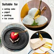 4pcs Stainless Steel Long Handle Spoons, Coffee Spoon/Stirring Spoon/Watermelon Spoon/Rice Spoon, Suitable For Office, Kitchen, Christmas Gift/Back To School Gift