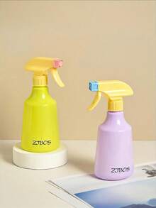 1/2pcs 500ml Dopamine Mist Spray Bottle, Manual Pump Fine Mist Sprayer, Hair Styling Moisturizing Spray Bottle, Plastic Watering Can