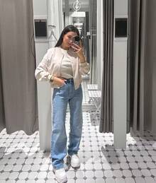 Women Outdoor Jackets - Milky - View 2