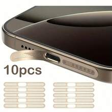 5/10 Pcs Speaker Mesh Dust Cover Sticker Fit For IPhone 15/16 Series