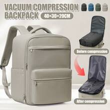 Foldable Travel Laptop Backpack, Airplane Approved, Unisex Travel Bag, 14-Inch Notebook Business Computer Backpack, Waterproof Large Capacity Backpack, Weekend Bag, Black - Multicolor - View 21