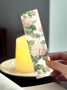 30张陌生人之花书签 读者图书馆办公室手册书签 高装饰性小卡片纸书页书签 DIY创意礼品书签