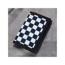 男女童格子折叠迷你钱包，带身份证窗口，三折设计，小巧轻便，可装卡片和现金，简约时尚，适合商务、周年纪念、情人节、生日礼物、女孩礼品袋、教师节礼物等场合。 - 彩色 - 查看 13