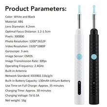 Hailicare 2-In-1 Dig & Clip Visual Ear Cleaner WiFi APP 1080P HD 360° Rotation Family & Pet-Friendly Christmas Practical Gift For Loved Ones - Multicolor - View 2