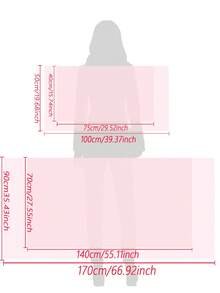 1条奢华经典提花金线刺绣浴巾，柔软吸水，不掉毛，轻盈舒适，适合情侣、居家、浴室、泳池、酒店、高端成人家居使用，速干干发巾/面巾，单条或70*140厘米裹巾 - 白色 - 查看 5