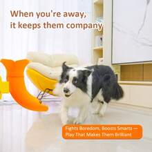 二合一智能互动宠物玩具：自动抛球器和益智猫咪逗猫棒 - 室内狗狗网球训练玩具，礼品，庆典礼物 - 彩色 - 查看 7