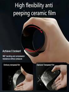 3片装磨砂防窥防指纹防碎防刮钢化玻璃屏幕保护膜,兼容 17 16 15 14 Plus 13 12 11 Pro Max, 15t 14t 13t Poco C75 C65 C85 Redmi 14c, 15C, 13c, A4, A5 4G/5G, Note 13 14等,Galaxy A56 A55 A36 A35 A16 A26 A17 A07 S25 S26 Ultra S24等。 - 霧面 - 查看 12