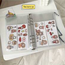 A5 Matte Loose-Leaf File Folder, 3-Inch Photo Album, Idol Fan Collection Mini Card Photo Album - Multicolor - View 11