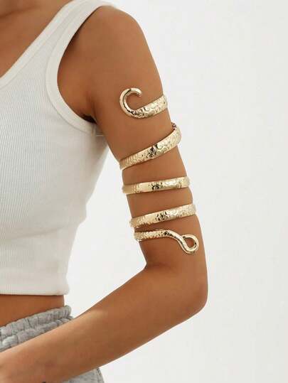 1 pieza Anillo de brazalete de pulpo exagerado, joyería personalizada para mujer