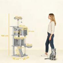 Cat Trees & Condos - Grey - View 3