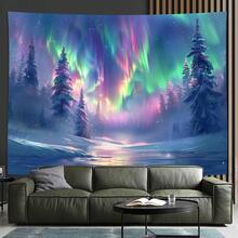 Sunset Mountain Scenery Tapestry - Wall Decor, Suitable For Living Room, Bedroom, Office. Anti-Wrinkle, Soft Texture - Multicolor - View 3