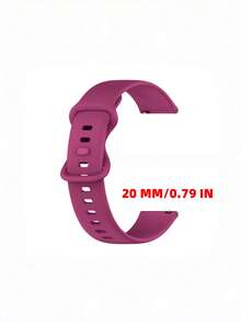 一款通用快拆硅胶表带（三种接口尺寸：18mm、20mm 和 22mm），采用硅胶材质，柔软亲肤，防水易清洁，快拆接口，更换方便快捷，多种颜色可选，男女皆宜。 - 18mm - 查看 14