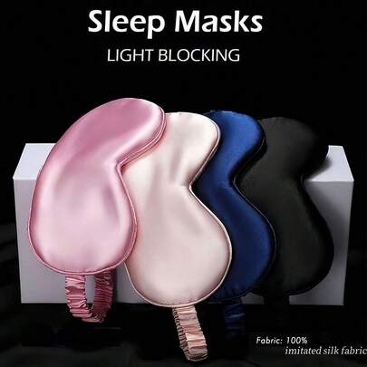Mặt nạ ngủ che sáng hiệu quả, thoáng khí, chất liệu giả lụa, có dây đeo co giãn, chống ánh sáng hoàn toàn, thích hợp cho du lịch và nghỉ ngơi, phù hợp cho cả nam và nữ, dùng khi ngủ, chăm sóc mắt hàng ngày, giảm mỏi mắt, lý tưởng cho thư giãn, du lịch, ngủ ở ký túc xá, mất ngủ và các chuyến công tác, vật dụng cần thiết khi đi du lịch và ở nhà.