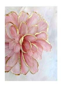 1件套钻石画套装，花卉主题，5D钻石艺术套装，十字绣套装，礼品钻石刺绣马赛克，适合成人初学者，精致减压手工水钻，圆形满钻DIY，理想的新年家居装饰和墙面装饰礼物 - 彩色 - 查看 7