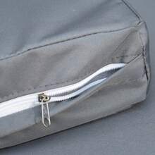 3-Seater Polyrattan Garden Sofa With Cushions, Grey, Metal And Polyester, 185 X 70 X 80 Cm, Ideal For Terrace And Balcony. - 灰色 - 查看 7