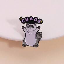 1 Piece Cute Cartoon Raccoon Pin, Suitable For Backpack Clothing Hat, Gift For Friends - Nhiều màu - Xem 2