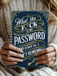 Sổ ghi mật khẩu 64 trang – Sắp xếp mật khẩu, tên người dùng và nhiều hơn nữa cho gia đình, phụ kiện bàn làm việc – Hoàn hảo cho việc đăng nhập Internet và máy tính an toàn, đồ dùng văn phòng. - Nhiều màu - Xem 4