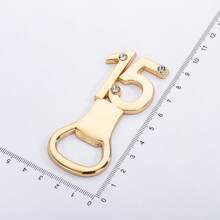 Golden 15 Bottle Openers, Suitable For 15th Birthday Gifts, Birthday Parties, Anniversary Gifts, Wedding Souvenirs, Valentine's Day Gifts, Kitchen And Bar Supplies, Party Gifts - Gold - View 5