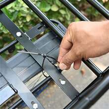 自行车后货架篮 重型可折叠自行车篮 适用于山地车、城市自行车和折叠自行车 - 彩色 - 查看 6