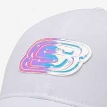 Skechers New Kids Breathable Sun Protection Baseball Cap - White - View 4