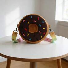 Cute Donut Shaped Wallet, Ideal As Birthday Gift, Christmas Gift, And Party Favor - Multicolor - View 7