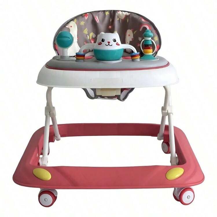 Andadera Para Bebe Uso Rudo Musical Interactiva  A035 - Rosa - Añade 2