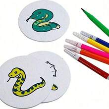 10/20/30片装3D圆形泡沫板，趣味纸艺，适合DIY活动和创意项目——理想的礼物之选，也适用于学校、办公室、家庭互动和情感交流。 - 彩色 - 查看 11