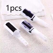 Pet Hair Remover Tool, Ergonomic Pet Hair Removal Device, Handheld Pet Hair And Dust Cleaner, Manual Operation, For Furniture, Carpet, Clothes - White - View 8