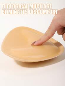 1双女士夏季三角V型隐形衬垫文胸，粘性塑形文胸，防止胸部外翻，提升小胸，隐形无痕文胸衬垫，适合海滩、度假、婚纱、正装、比基尼和泳装穿着。 - 彩色 - 查看 8