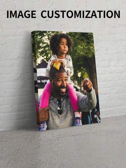 1 st anpassat fotocanvastryck, personlig väggkonst, anpassa ditt foto, anpassningsbar träinramad canvasväggkonst - personliga familjeporträtt och actionbilder, väggdekor, canvaskonst, lämplig för vardagsrum, sovrum eller hemmakontor, mysig rumsaccent kvalitetsreproduktion, inramad canvasväggbonad, väggdekor, rumsdekoration, anpassad affisch