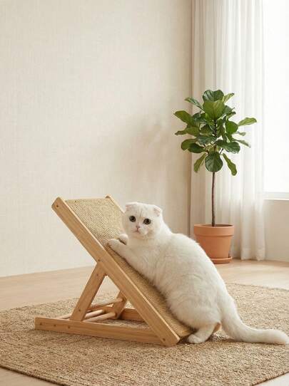 PETSIN 1 Sturdy Sisal Cat Scratching Board - Clutter-Free, Sofa- Design For Exercise And Rest - The Perfect Gift For Your Cat, Your Cat's Favorite Gift, And A Few Extra Preventative Sofas At Home