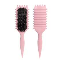 Hair brushes-EU+UK 1pc Curling Hair Styling Brush, Curling Hair Styling Brush Cleaning Set, 1pc Styling Shaping Curling Hair Brush - Suitable For Women Curly Hair, 1pc Multi-Function Comb Cleaning Tool - Suitable For Wet Or Dry Hair, Enhance Curling Styling, Smooth And Frizz-Free, Easy Styling - 彩色 - 查看 13