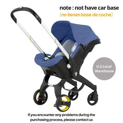 Lightweight Baby Stroller, Folding And Portable, Adjustable Handle Direction, Bidirectional Push, Metal Frame, With Awning, Very Suitable For Travel And Outdoor Use, Suitable For Mother's Day Gifts