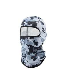 1pc/2pcs Unisex Solid Color Camouflage Balaclava Face Mask, Breathable Outdoor Sports Neck Gaiter, Suitable For Daily Outings, Cycling, Hiking, Fishing And More - Multicolor - View 9