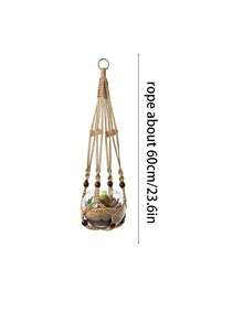 Macrame Plant Hangers Indoor, 1pc Macrame Hanging Planters For Indoor Plants - Hanging Plant Holders Indoor Hanging, Macromay Plant Hangers For Indoor Plant Hanger - Multicolor - View 13