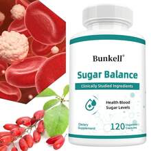 Bunkell 5-In-1 Blood Sugar Balance Support Supplement, Containing Gymnema Sylvestre, Cinnamon, Licorice, White Willow Bark (25% Salicin), And Berberine Hydrochloride, 120 Capsules - 1 chai - Xem 4