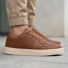 Astra Casual Street Skate Original Men's Sneakers Comfortable And Durable R1458A - Camel - View 1