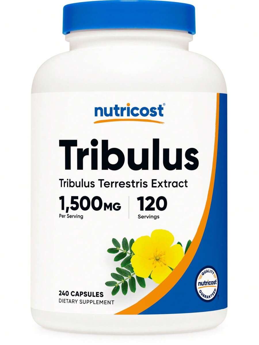 Nutricost Tribulus Terrestris Extract 1500mg, 240 Capsules - 45% Saponins, 120 Servings, Non-GMO, Gluten Free | Vitality, Endurance, Non-GMO, Gluten Free, Premium Quality, Tribulus Supplement, Herbal Extract, Dietary Supplement - 其他 - 查看 1