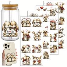 4 ملصقات نقل UV ذات موضوع اقتباس ألماني مضحك | ملصقات بلاستيكية لاصقة للحرف اليدوية والأكواب والأجهزة المحمولة وزجاجات المياه، طباعة عالية الجودة، متينة - متعدد الألوان - مشاهدة 1