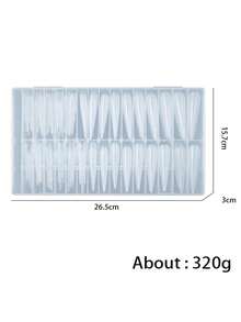 150Pcs Butterfly False Nail Forms - Reusable Clear Nail Tips Extension Forms For Acrylic Gel Nails, No Paper Forms Quick Application Nail Stencils, 6 Sizes Salon Professional Nail Art Supplies - Clear - View 5