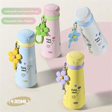 新款高品质多巴胺保温水瓶，316不锈钢材质，带提手，方便携带，学生及情侣礼物水杯 - 彩色 - 查看 5