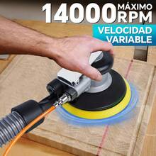 Lijadora Neumática Profesional Lijadora Roto Orbital De Aire - Plateado - Ver 2