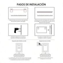 Espejo Con Luz Led Touch Para Baño Tricolor Antivaho 80*60cm Marco Blanco - por defecto - Ver 10