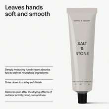 Salt &Amp; Stone Hand Cream For Women &Amp; Men | Santal &Amp; Vetiver | Hydrates, Nourishes &Amp; Softens Skin | Restores Dry Cracked Hands | Fast-Absorbing | Cruelty-Free &Amp; Vegan (2 Fl Oz) - ColorC - View 4