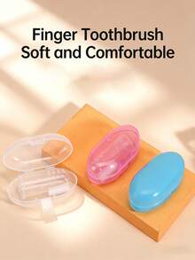 1/3/5/10/12/20pcs Pet Finger Toothbrush, Soft Silicone Dog Cat Teeth Cleaning Tool, Small & Gentle Brush Head, Suitable For Puppy Kitten Oral Care Hygiene, Pet Supplies, Protect Dog Teeth - Clear - View 8